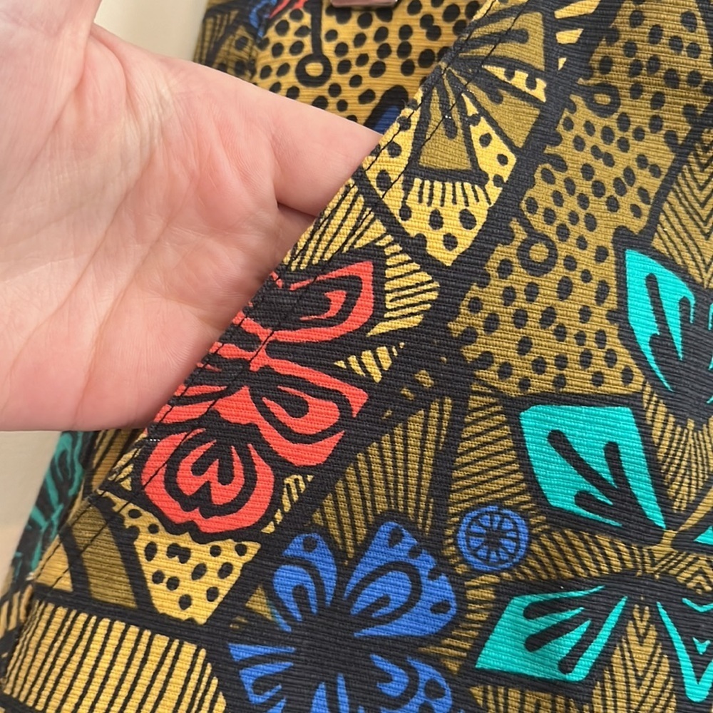 Zara Trafaluc Floral Colorful Abstract Mini Skirt sz M - Picture 3 of 5